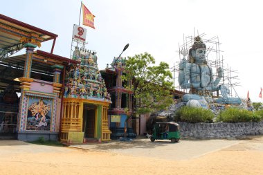 Hindu Tapınağı Koneswaram Kovil Fort Frederick Trincomalee içinde etrafında. Sri Lanka'da Ağustos 2018 alınan.