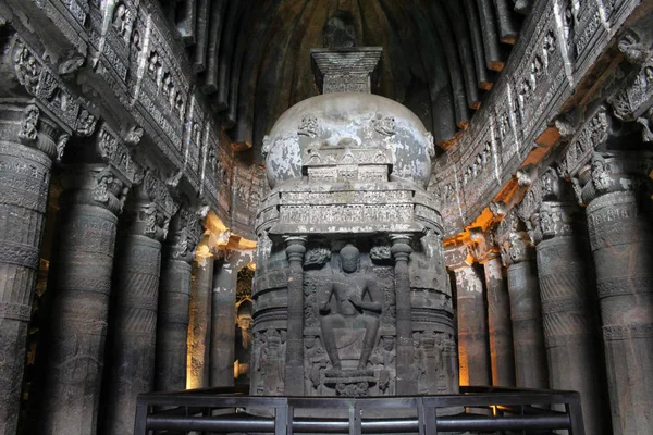 Die Unglaubliche Schönheit Des Ajanta Maharashtra Aufgenommen Indien August 2018 — Stockfoto