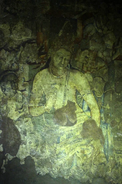 Die Unglaubliche Schönheit Des Ajanta Maharashtra Aufgenommen Indien August 2018 — Stockfoto