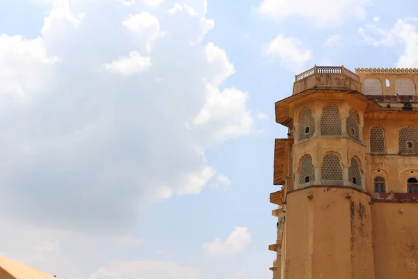 Amer Ámbar Fuerte Jaipur Como Desde Entrada Uno Los Seis — Foto de Stock