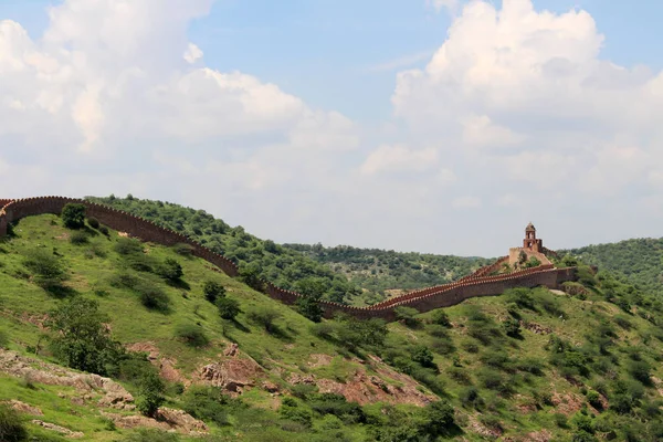 Jaigarh Fort Jako Únikový Plán Pro Amer Nebo Amber Fort — Stock fotografie