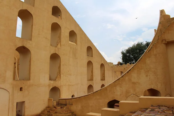 Jantar Mantar Observatory Jaipur Consists Architectural Astronomical Instruments Taken India — Stock Photo, Image