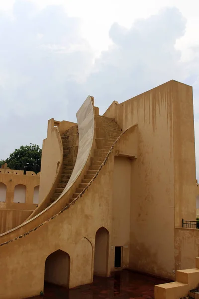 Jantar Mantar Observatory Jaipur Consists Architectural Astronomical Instruments Taken India — Stock Photo, Image