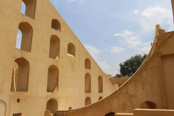 Jantar Mantar Observatory Jaipur Consists Architectural Astronomical Instruments Taken India — Stock Photo, Image