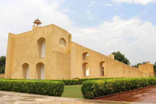 Jantar Mantar Observatorium Jaipur Besteht Aus Astronomischen Instrumenten Aufgenommen Indien — Stockfoto