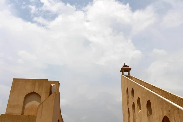 Jantar Mantar Observatorio Jaipur Consta Instrumentos Astronómicos Arquitectónicos Tomado India — Foto de Stock