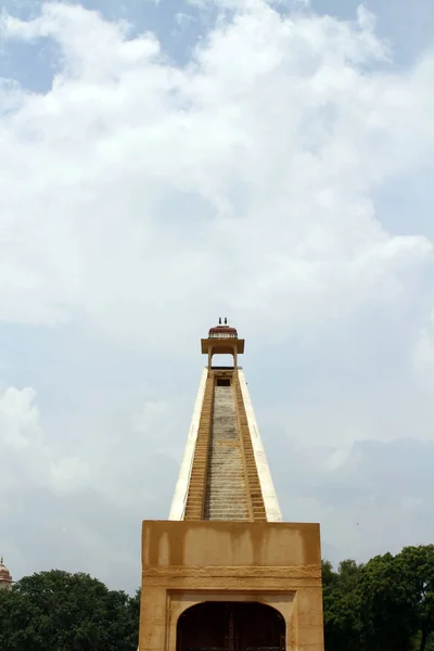 Jaipur Jantar Mantar Gözlemevi Mimari Astronomik Aletleri Oluşur Hindistan Ağustos — Stok fotoğraf