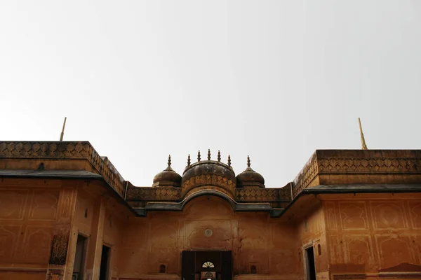 Terraza Azotea Del Fuerte Nahargarh Colina Jaipur Tomado India Agosto —  Fotos de Stock