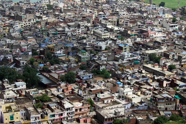 Jaipur City Seen Nahargarh Fort Hill Taken India August 2018 — Stock Photo, Image