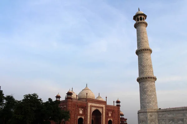 Dettagli Architettura Taj Mahal Agra Preso India Agosto 2018 — Foto Stock