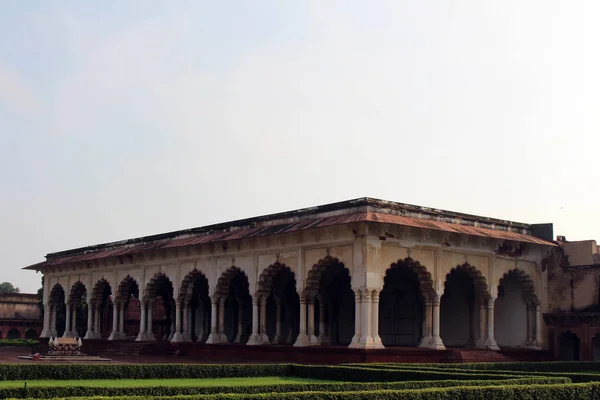 Das Prachtvolle Detail Der Architektur Innerhalb Des Komplexes Der Agra — Stockfoto