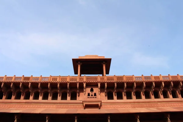 Architecture Des Cours Des Jardins Intérieur Complexe Agra Fort Prise — Photo