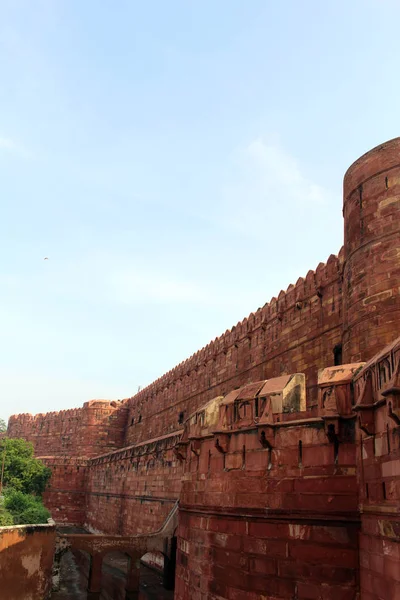 Magnífico Detalle Arquitectura Dentro Del Complejo Agra Fort Tomado India —  Fotos de Stock