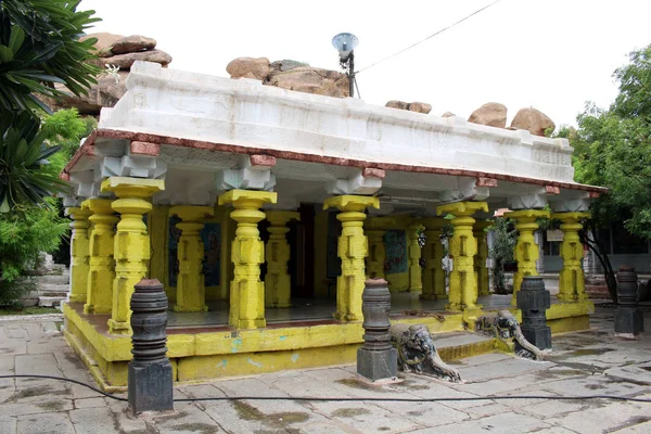 Yellow Temple Main Island Hampi Anegundi Taken India August 2018 — Stock Photo, Image