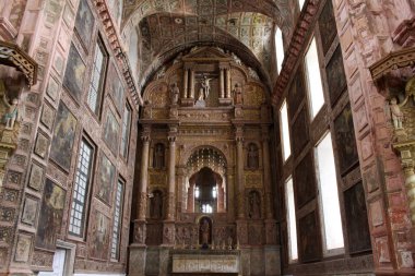 Kilise St Francis Assisi eski Goa (Goa Velha). Hindistan, Ağustos 2018 alınan