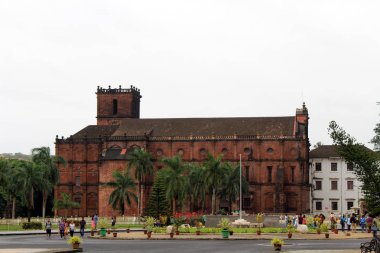 Basilica ürün reçetesi İsa'nın eski Goa (Goa Velha), Francis Xavier gövdesini konut. Hindistan, Ağustos 2018 alınan