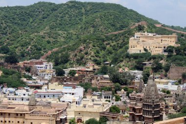 Hindistan, Amer. Taken town Ağustos 2018 bakan Amber Fort.