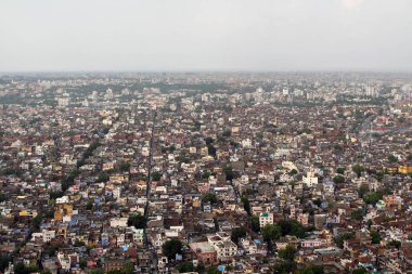 Nahargarh Fort Hill dan görüldüğü gibi Jaipur şehir toplayan. Hindistan, Ağustos 2018 alınan.