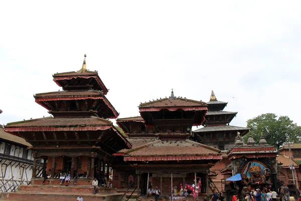 Tradução Praça Kathmandu Durbar Centro Cidade Tomado Nepal Agosto 2018 — Fotografia de Stock