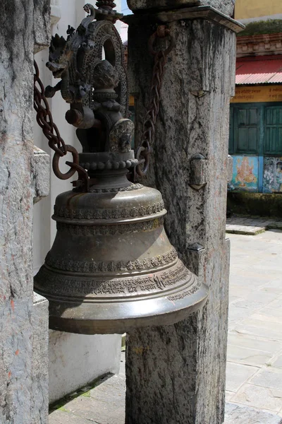 Campana Alrededor Del Complejo Del Templo Través Del Templo Pashupatinath — Foto de Stock