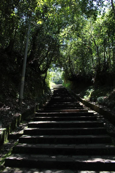 Escaleras Camino Hacia Colina Dhulikhel Tomado Nepal Agosto 2018 — Foto de Stock
