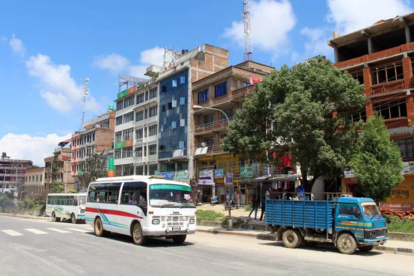 Dhulikhel Etrafında Kentsel Durumu Eski Şehir Çevresindeki Kasabalarda Nepal Ağustos — Stok fotoğraf