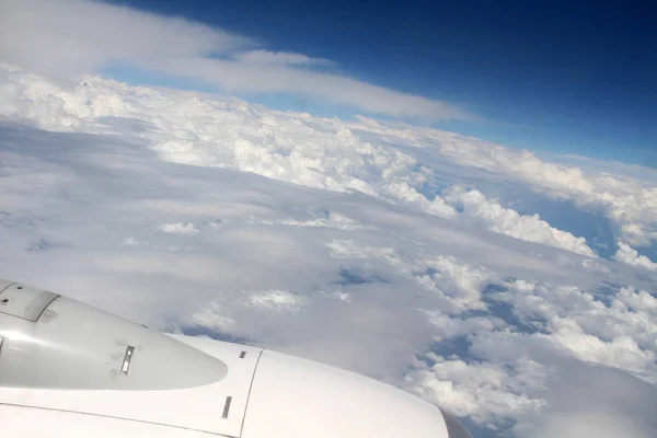 Wahrscheinlich Das Himalaya Oder Langtang Gebirge Von Biman Bangladesh Plane — Stockfoto