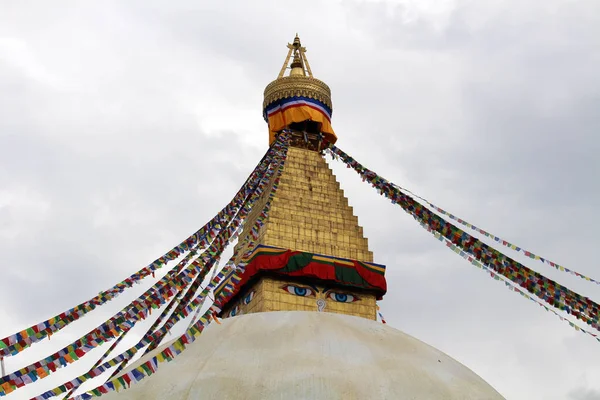 Magnifique Stupa Géant Boudhanath Katmandou Prise Népal Août 2018 — Photo