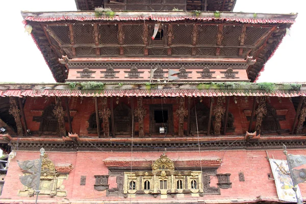Detalhes Templo Bhairava Nath Complexo Bhaktapur Durbar Square Tomado Nepal — Fotografia de Stock