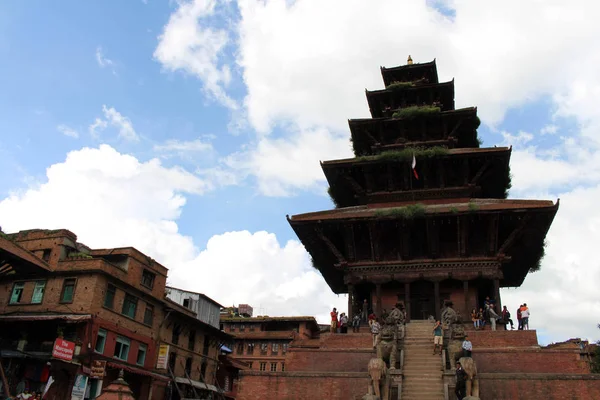 Der Prominente Nyatapola Tempel Den Bhaktapur Durbar Platz Kathmandu Tal — Stockfoto