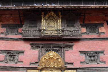 Patan Durbar Meydanı, Katmandu Vadisi'nde bir Unesco miras çevresinde mimarisi. Nepal'de, Ağustos 2018 alınan.