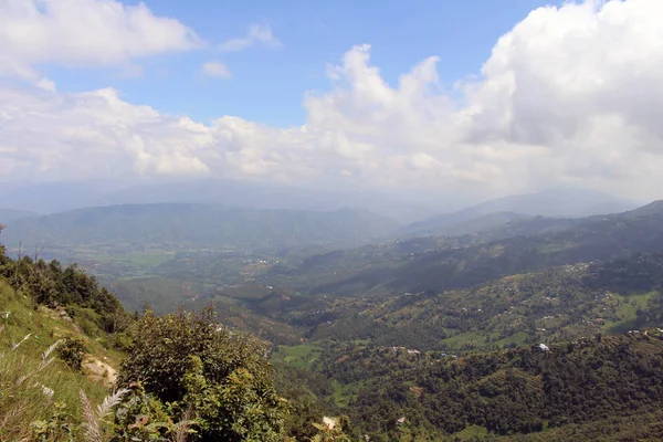 Вид Долину Фабу Дулихеля После Короткого Похода Снято Непале Август — стоковое фото
