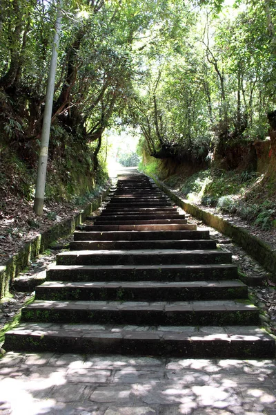 Escaleras Camino Hacia Colina Dhulikhel Tomado Nepal Agosto 2018 — Foto de Stock