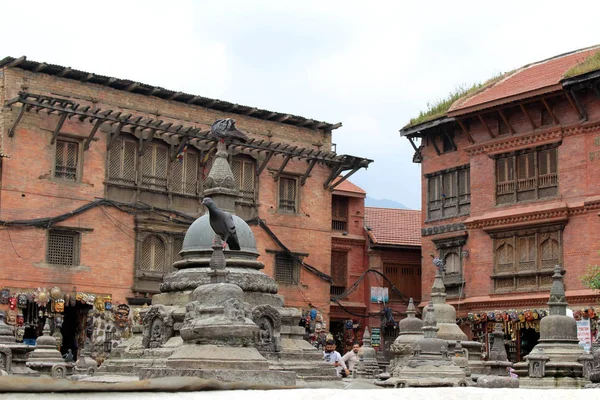 Translation Birds Swayambhunath Stupa Monkey Temple Kathmandu Taken Nepal August — Stock Photo, Image