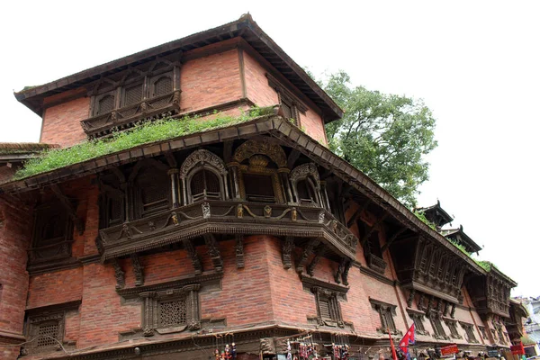 Tradução Praça Kathmandu Durbar Centro Cidade Tomado Nepal Agosto 2018 — Fotografia de Stock