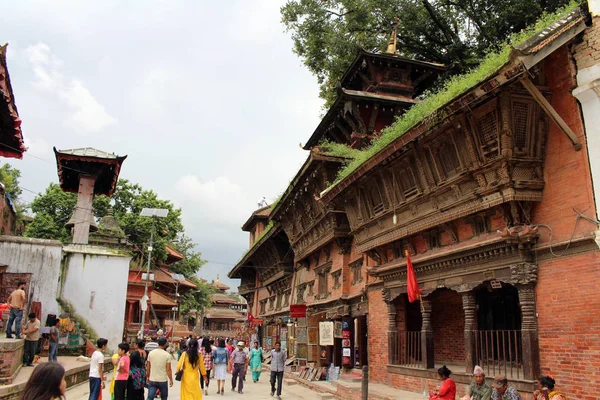 Tradução Praça Kathmandu Durbar Centro Cidade Tomado Nepal Agosto 2018 — Fotografia de Stock