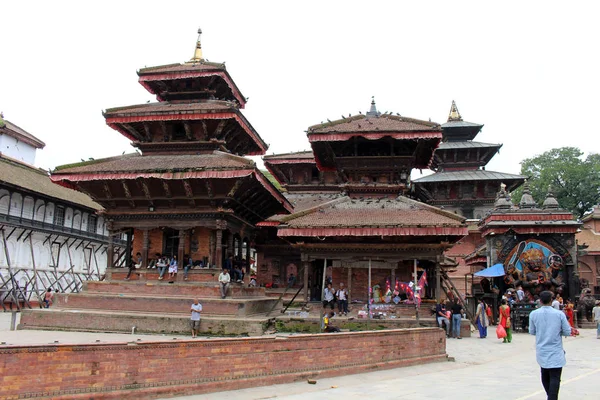 Tradução Praça Kathmandu Durbar Centro Cidade Tomado Nepal Agosto 2018 — Fotografia de Stock