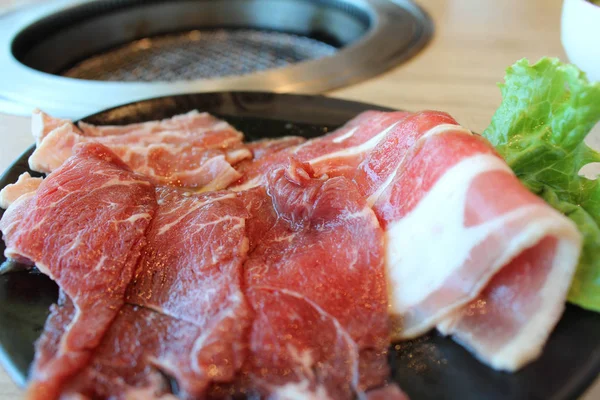 Prânz Stabilit Gyu Kaku Restaurant Japonez Yakiniku Luată Jakarta Indonezia — Fotografie, imagine de stoc