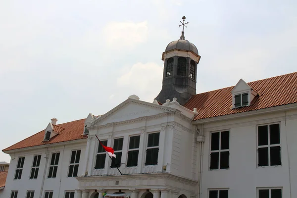 Arquitectura Oficina Del Gobernador Gouverneurskantoor Ahora Museo Fatahillah Casco Antiguo — Foto de Stock