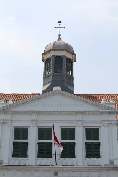 Építészet Kormányzó Hivatal Gouverneurskantoor Most Múzeum Fatahillah Kota Tua Óvárosában — Stock Fotó