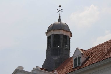 Vali ofisi (Gouverneurskantoor) Mimarlık Müzesi Fatahillah Kota Tua Eski kentte şimdi. Jakarta, Ekim 2018 alınan.