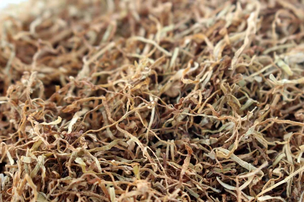 Flocos Tabaco Castanho Este Cresce Indonésia — Fotografia de Stock
