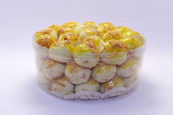 Nastar, una típica tarta de piña indonesia o del sudeste asiático c —  Fotos de Stock