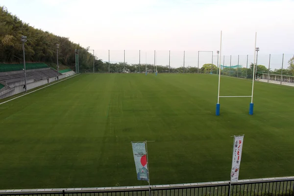 Baseball- oder Rugbyfeld in Beppu, Oita, Japan — Stockfoto