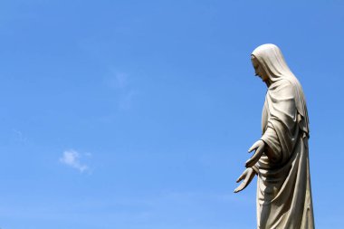 Japonya'da Trappist Manastırı'nda Mary heykelinin yakın çekim