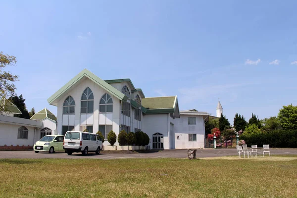 Die Kirche des Trappistenklosters unserer Verkündigungsdame — Stockfoto