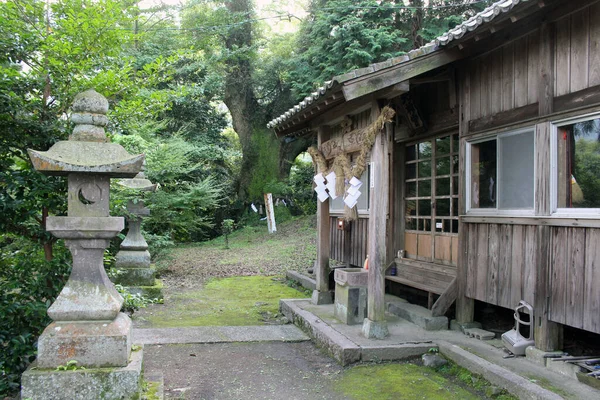 Motomuratenmanten Jinja Ένα Ιαπωνικό Ξύλινο Ιερό Στο Outskirt Του Μπεπού — Φωτογραφία Αρχείου