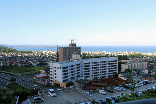 Western Beppu Widokiem Wieżę Mieszkanie Yamaguchi Zatokę Beppu Wykonane Czerwcu — Zdjęcie stockowe
