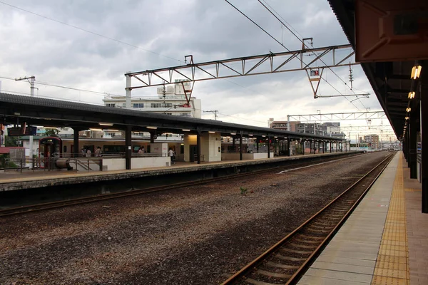 Train Station Beppu Onsen Hotspring Capital Japan Taken June 2019 — Stock Photo, Image