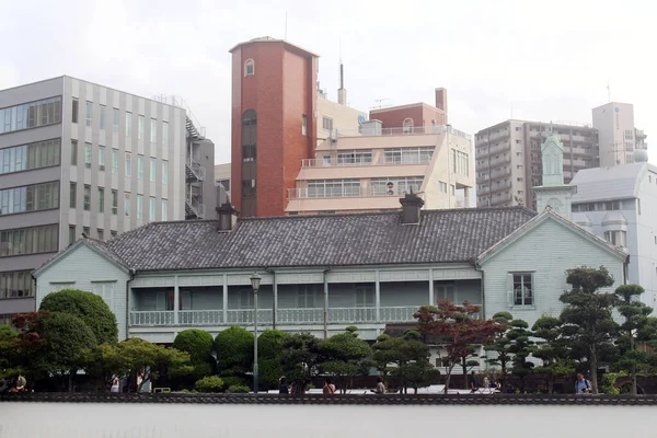 Turistas Que Visitam Edifício Principal Museu Dejima Tomado Agosto 2019 — Fotografia de Stock